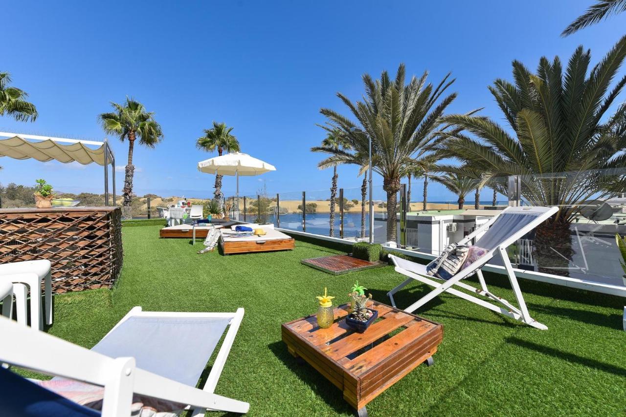 Maspalomas Beach Apartment Charca 1 Eksteriør billede